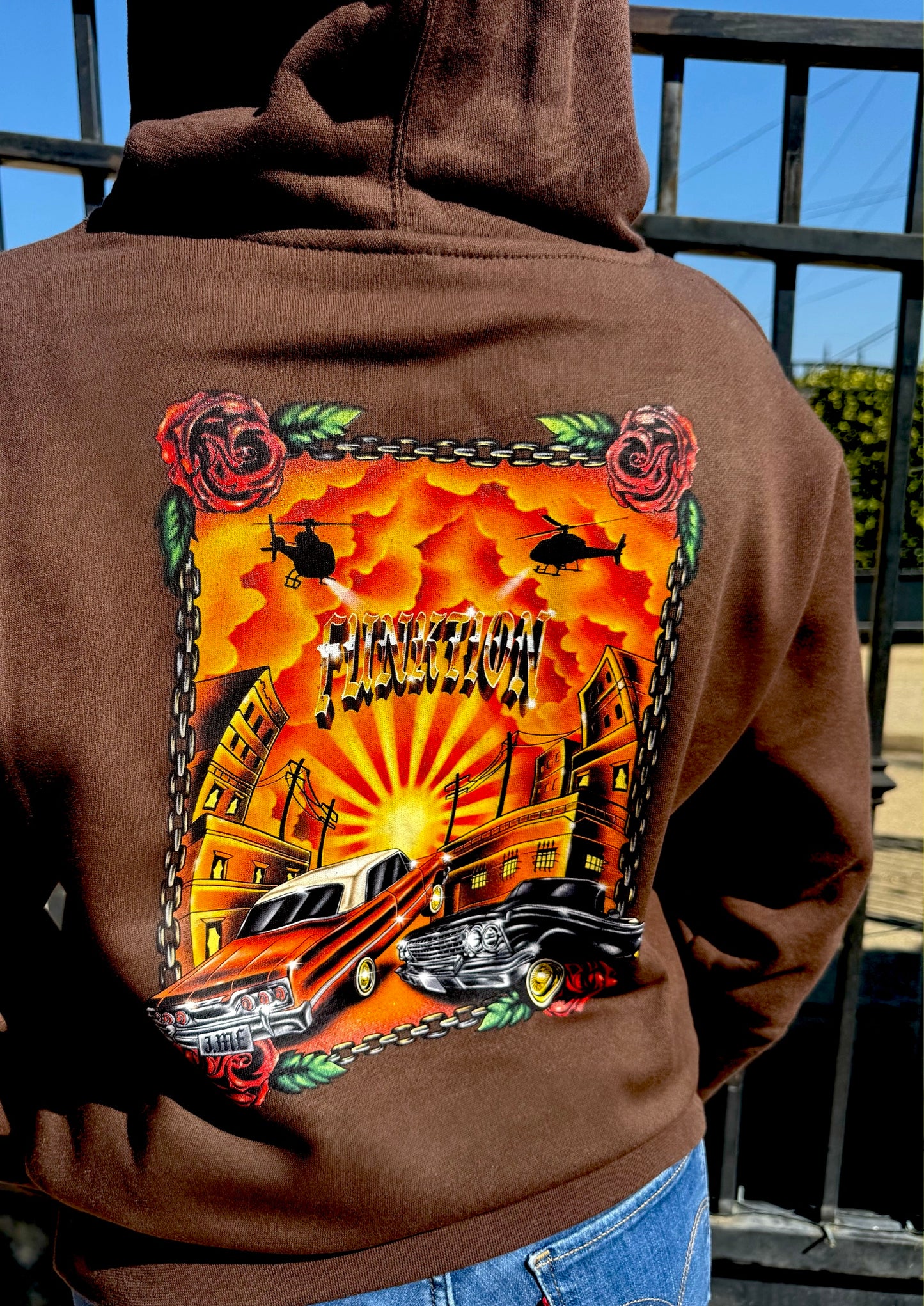 Brown Funktion Hoodie